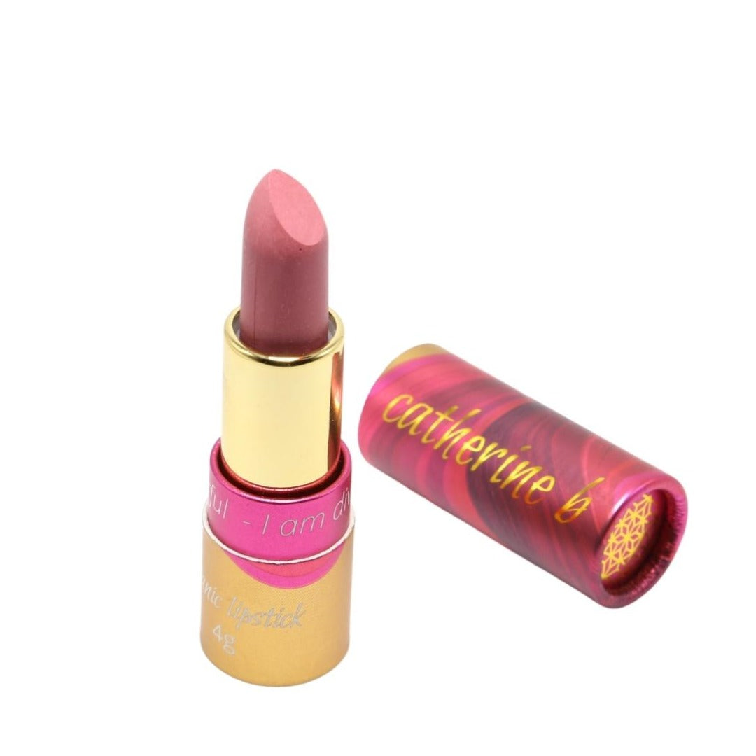 Rose Waltz - Pale Rosy Pink Organic Long Lasting Lipstick 4g tube