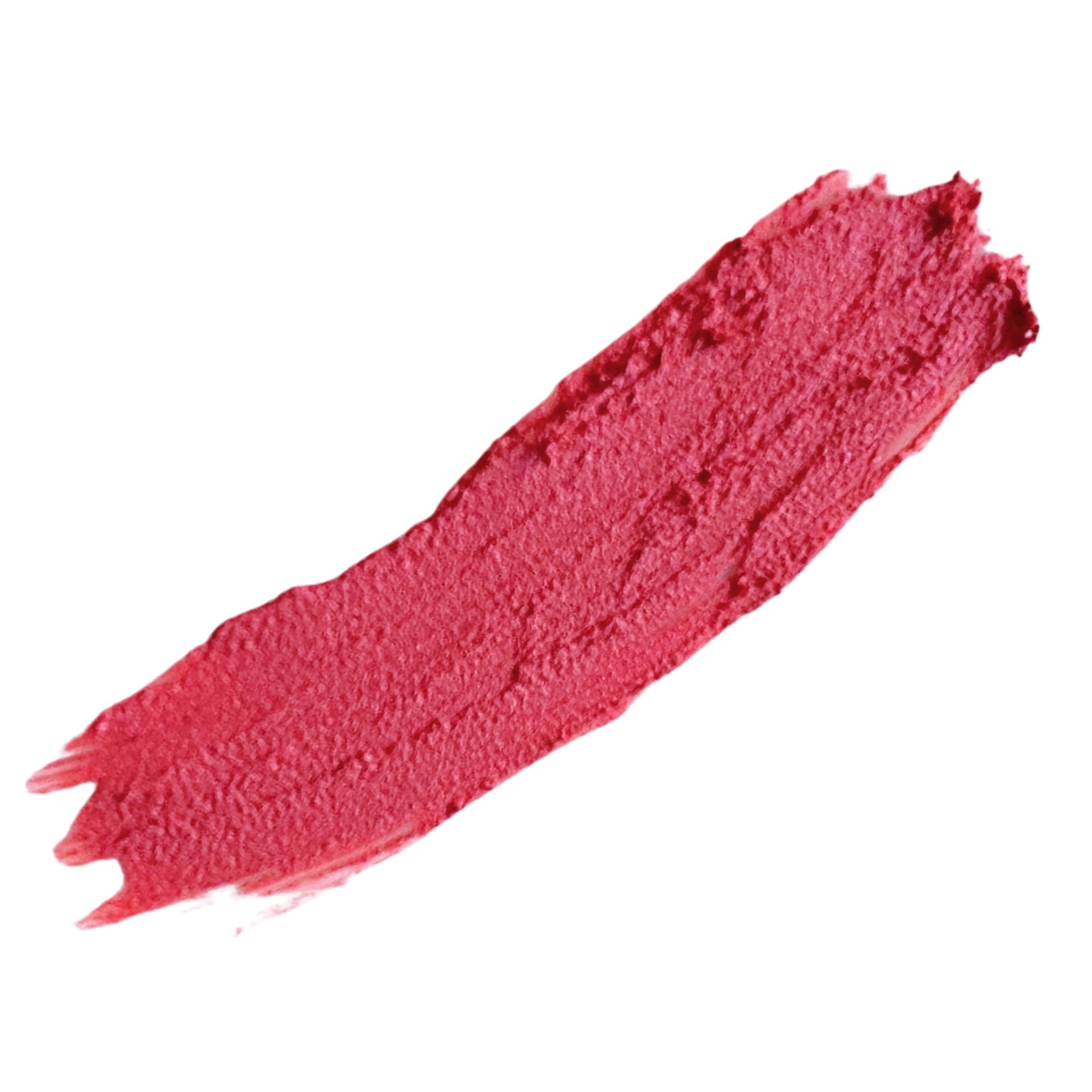 Hope blush soft pink with a blue/purple undertone smear on white background