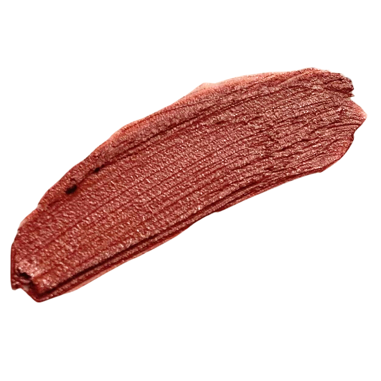 Serenity - Bronze Pink Dark Neutral Organic Long Lasting Lipstick swatch on white background
