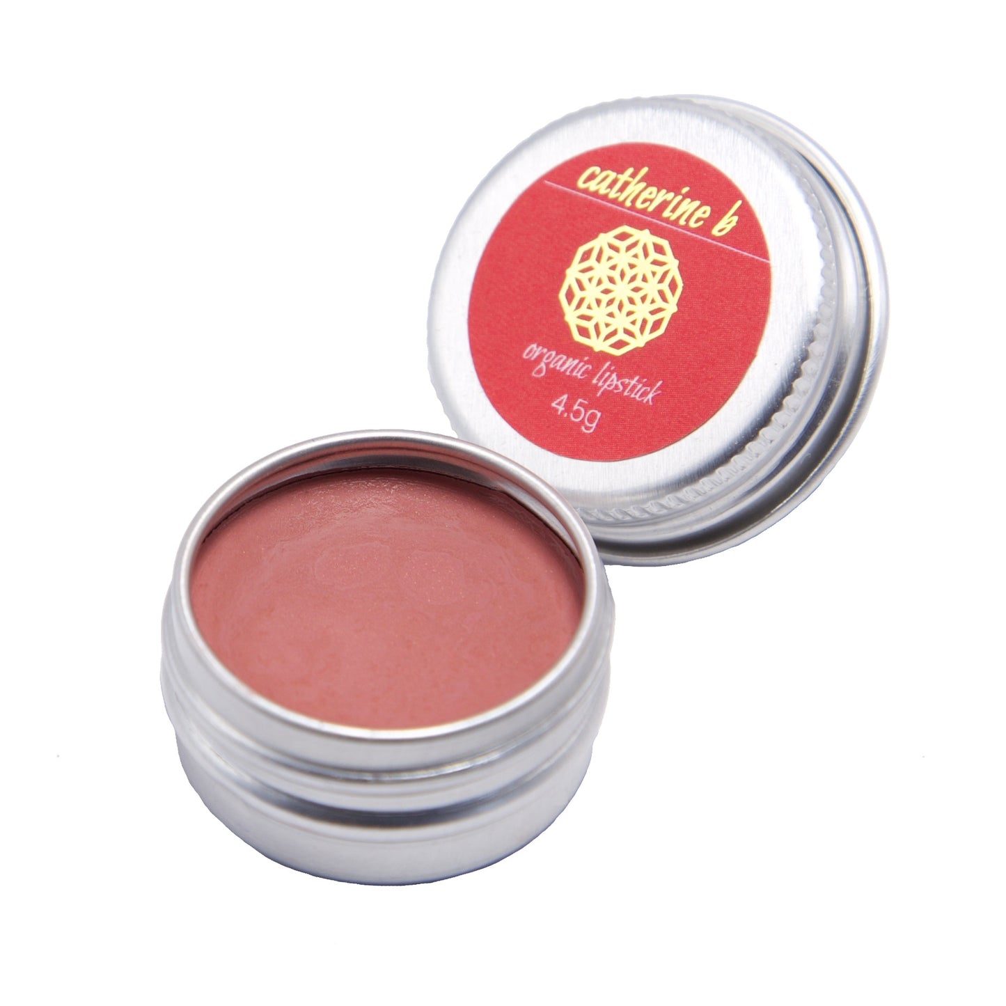  Soft Nude Dusky Pink Organic Lipstick 4.5gTin