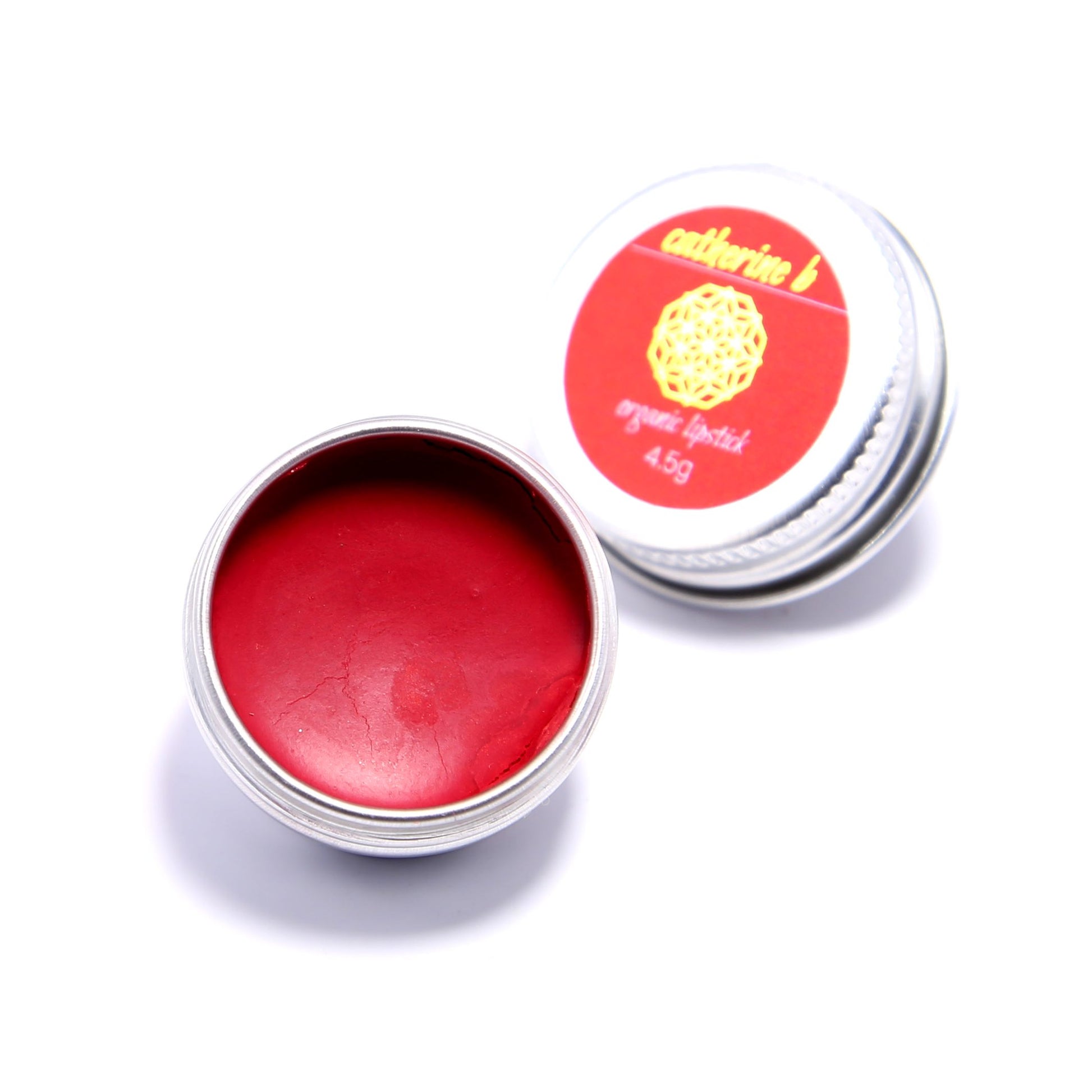 Berry Kissable - Vibrant Berry Pink Red Orange Organic Lipstick available in 4.5g tin