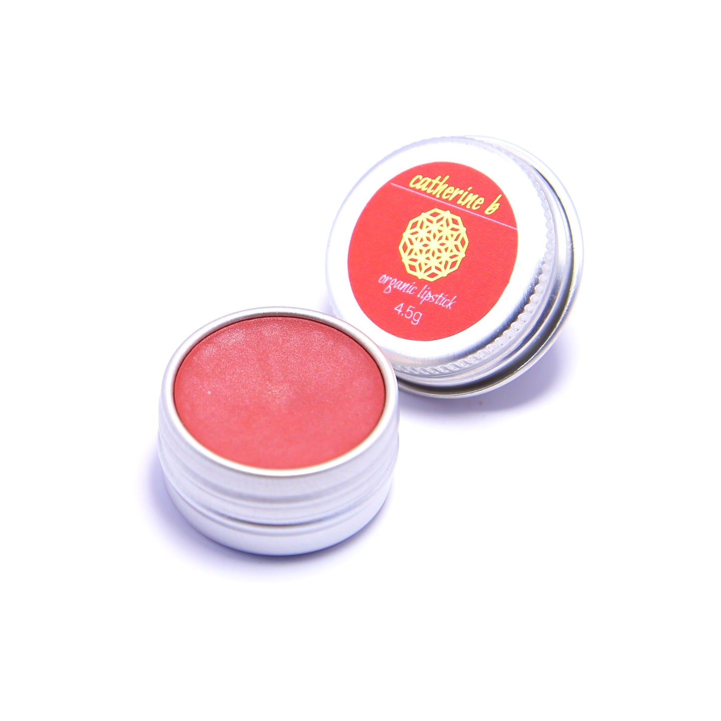 Soft Peach Pink Organic Lipstick available in 4.5g tin