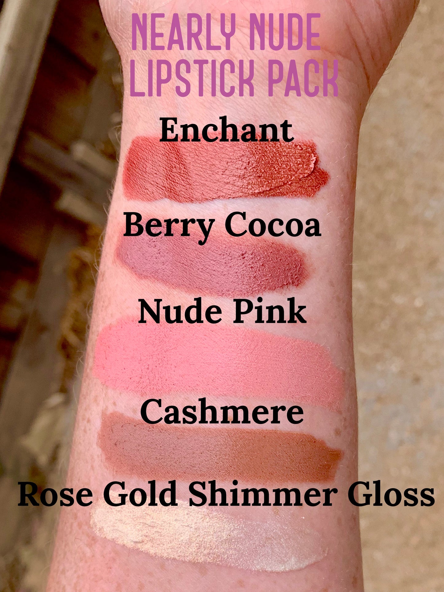 Enchant - Shimmery Soft Bronze Orange Long Lasting Organic Lipstick