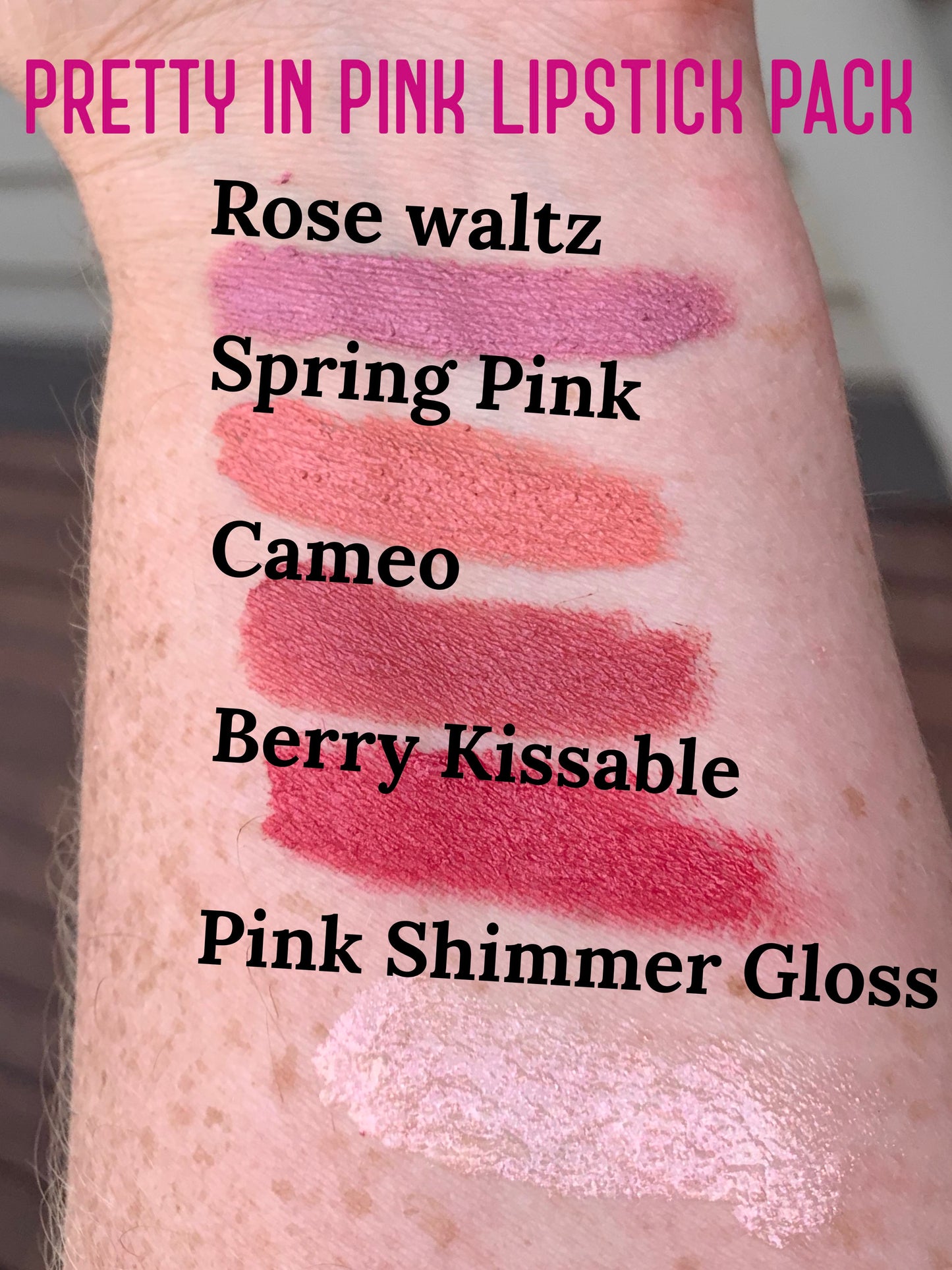 Rose Waltz - Pale Rosy Pink Organic Long Lasting Lipstick