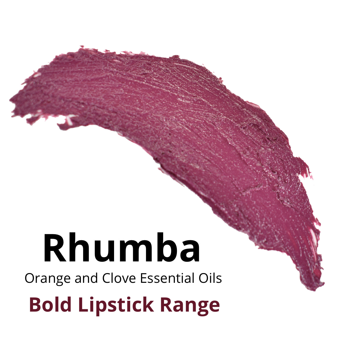 Rhumba - Deep Plumb Grape Red Organic Lipstick