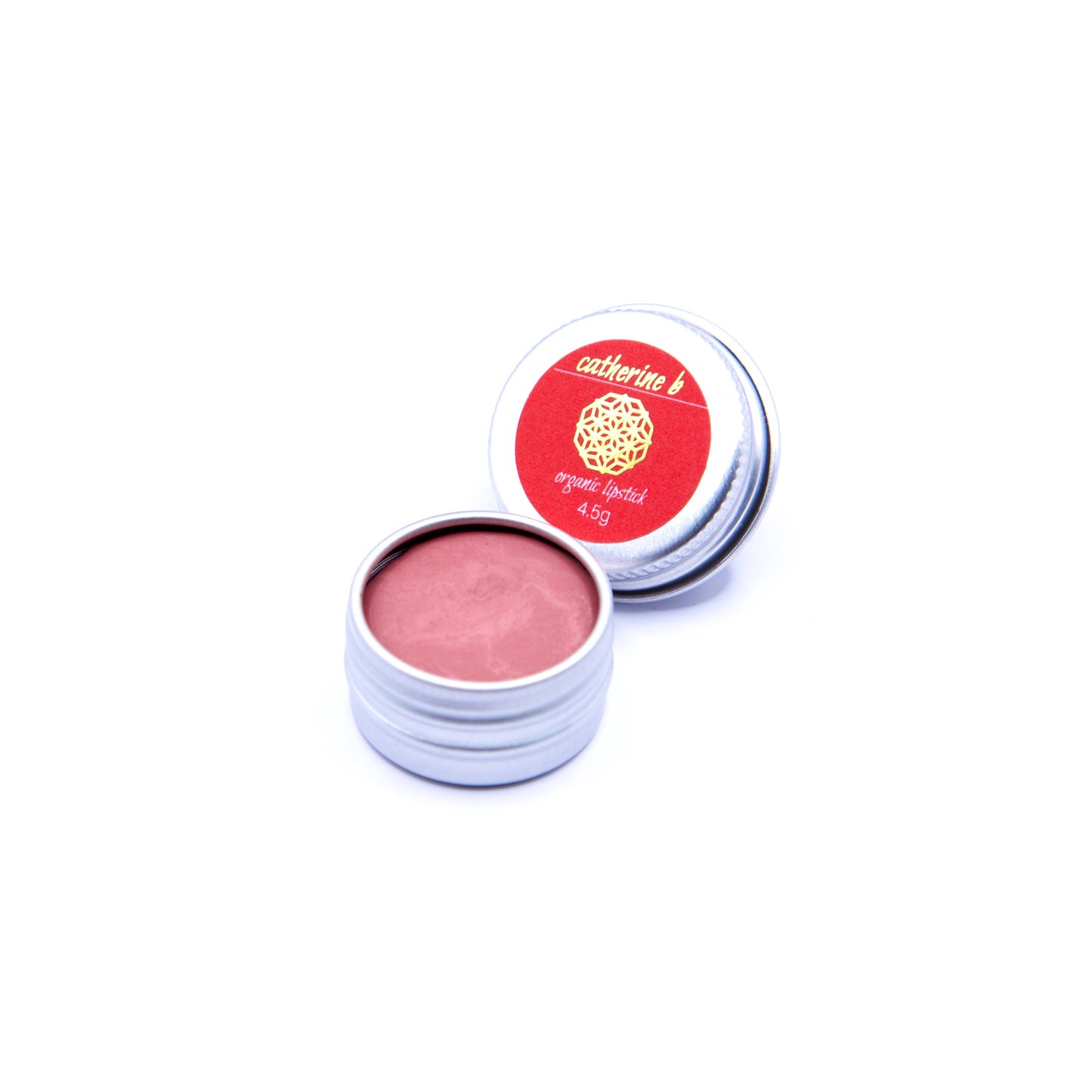 Rose Waltz - Pale Rosy Pink Organic Long Lasting Lipstick 4.5g tin