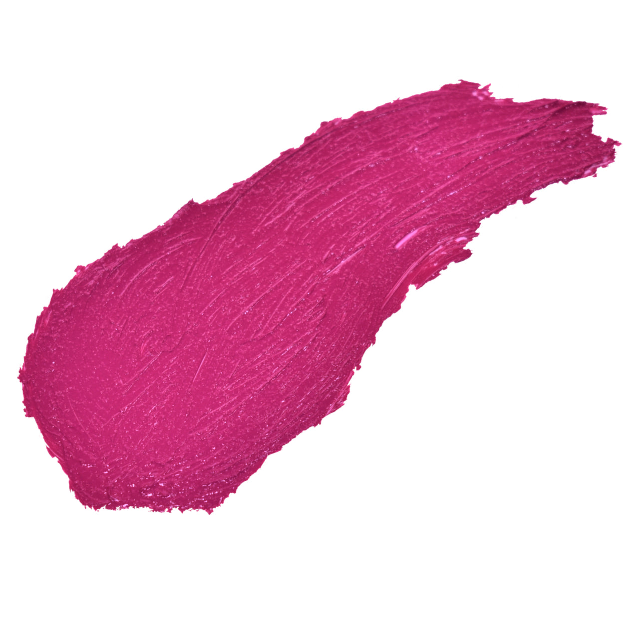 Ruby Wine - Deep Fuchsia Pink Organic Long Lasting Lipstick swatch on white background