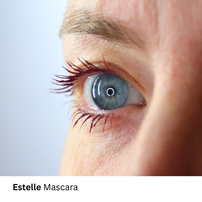 Organic Volumising Mascara that last all day, doesn't smudge and safe for sensitive eyes.
