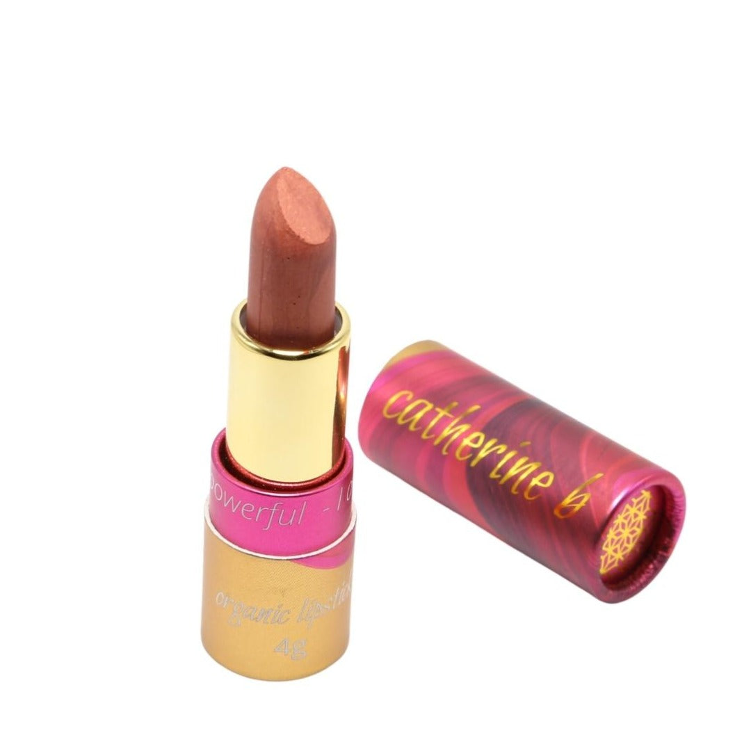 Lotus - Soft Neutral Nude Brown Pink Long Lasting Organic Lipstick 4g tube