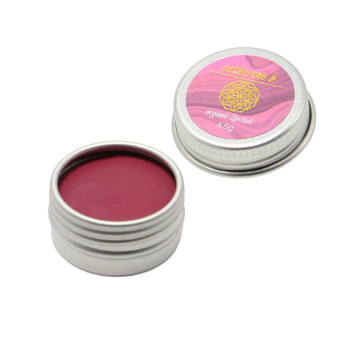 deep plumb grape red organic lipstick available in tube or tin