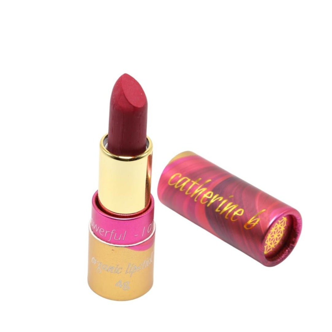 Tango - Dark Rich Raspberry Red Pink Organic Long Lasting Lipstick 4g tube