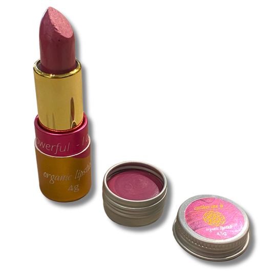 Admire - Soft neutral pink with a pearl sheen, long lasting organic lipstick