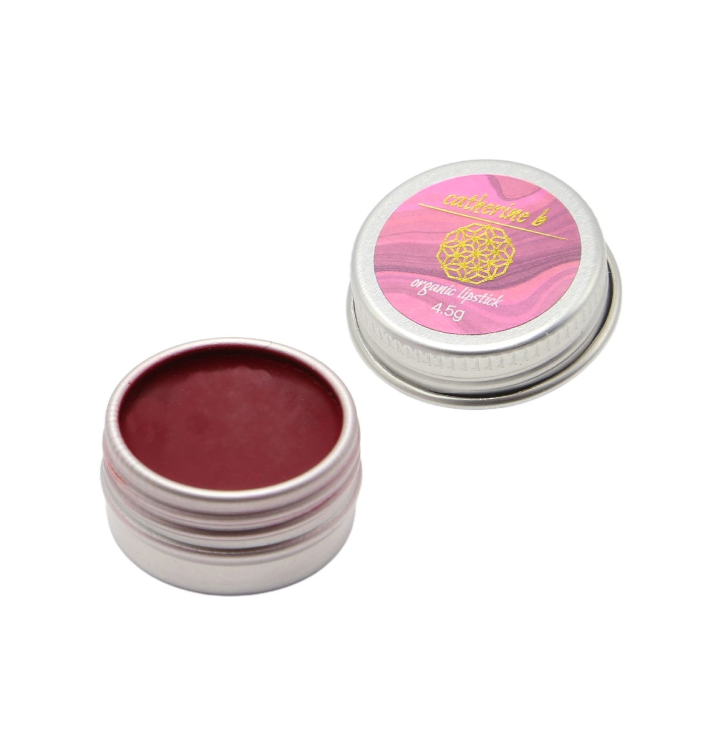 Emanare - Bold Dark Berry Red Plumb Organic Lipstick 4.5g tin