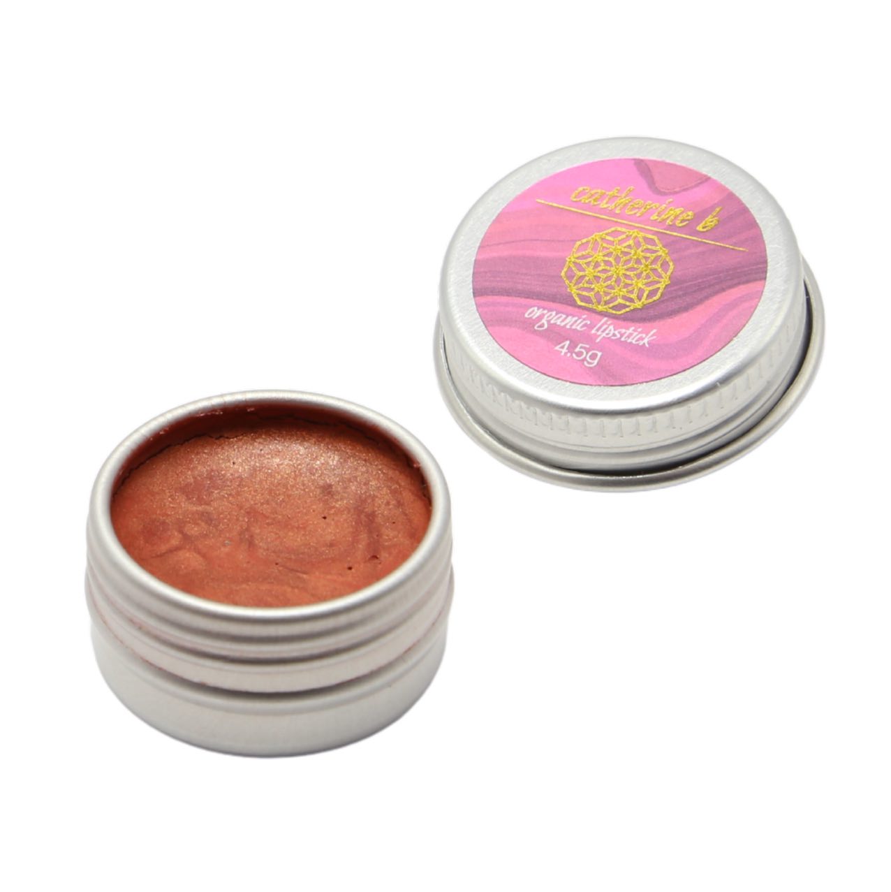 Enchant - Shimmery Soft Bronze Organic Lipstick 4.5g tin