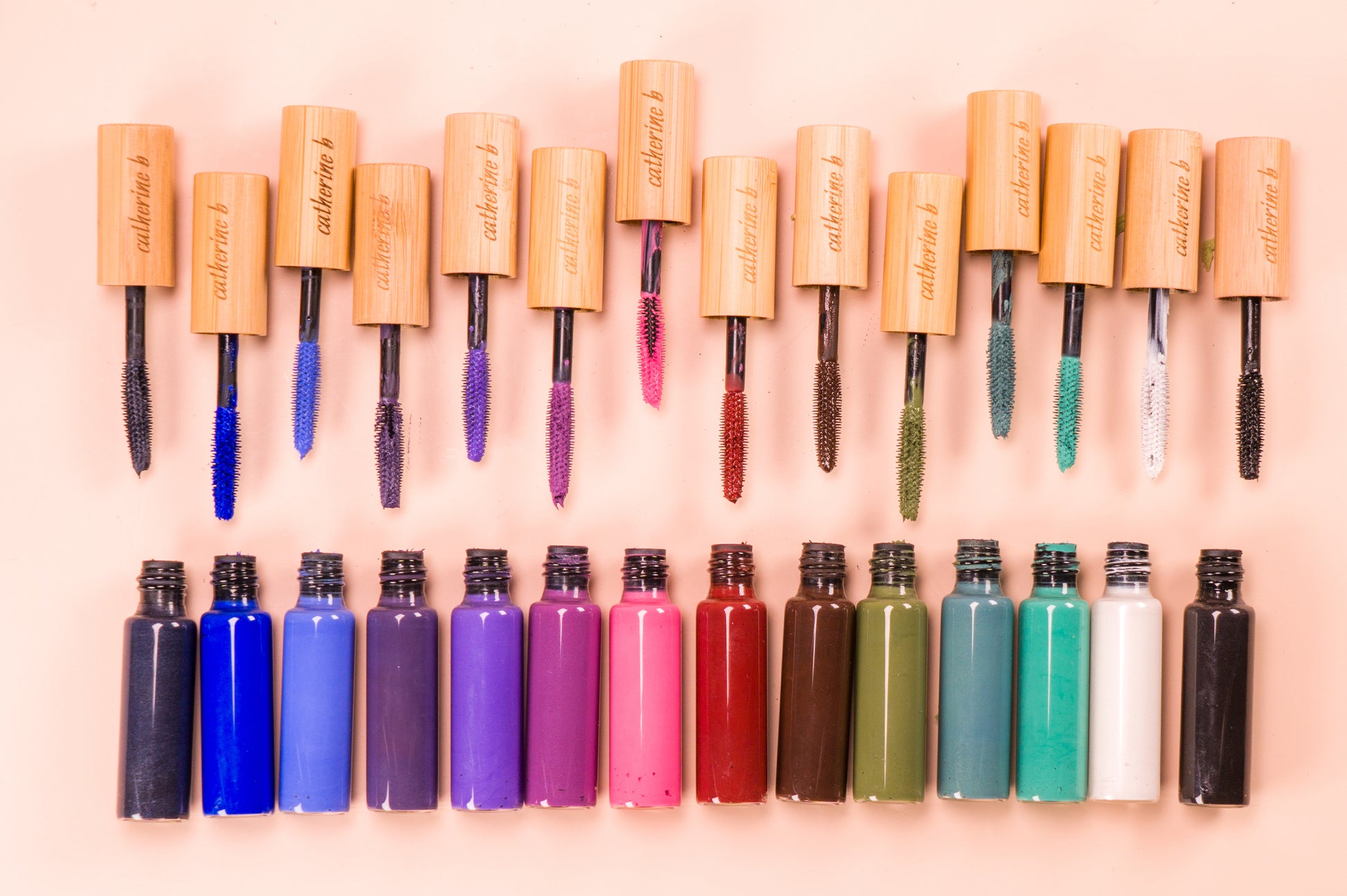 14 coloured mascaras