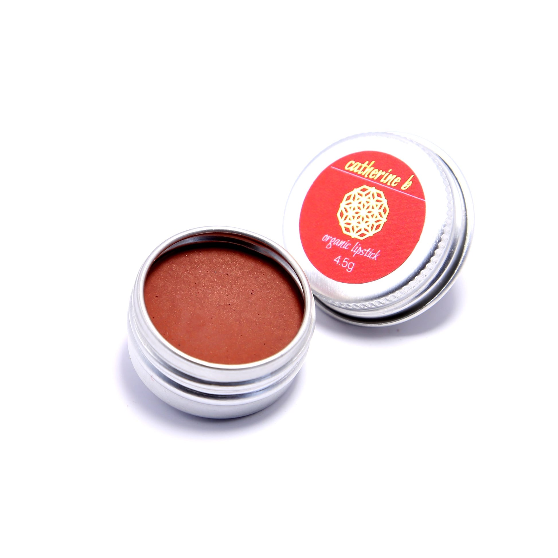 Mallee Dawn - Orange Brown Dark Terracotta Organic Long Lasting Lipstick 4.5g tin